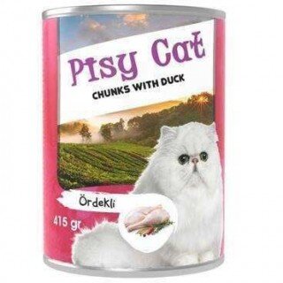 Pisy Cat Ördek Etli 415 gr Kedi Maması kullananlar yorumlar